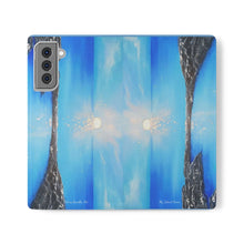 Load image into Gallery viewer, F/leather, elastic fastening, durable inner shell, stand feature, clear open ports, stitched pockets. 17 models, many designs
