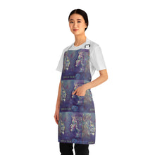 Load image into Gallery viewer, Apron - lightweight, silky finish 100% polyester, two front pockets. Many original artwork designs by Kerry Sandhu Art
