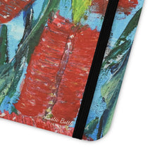 Load image into Gallery viewer, Rustic Bottle Brush - PHONE CASE WALLET - by Kerry Sandhu Art
