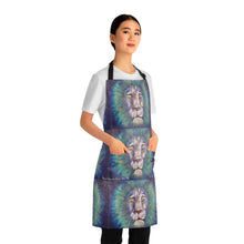 Load image into Gallery viewer, Apron - lightweight, silky finish 100% polyester, two front pockets. Many original artwork designs by Kerry Sandhu Art

