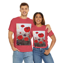 Load image into Gallery viewer, For The Fallen - Unisex HEAVY COTTON TEE - by Kerry Sandhu Art
