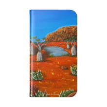 Load image into Gallery viewer, Beds Are Burning - PHONE CASE WALLET - by Kerry Sandhu Art
