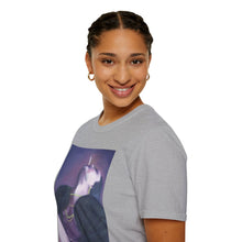 Load image into Gallery viewer, T-Shirt made from very soft materials, no side seams. Feels like bliss to wear! Many designs by Kerry Sandhu Art

