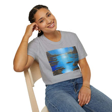 Load image into Gallery viewer, T-Shirt made from very soft materials, no side seams. Feels like bliss to wear! Many designs by Kerry Sandhu Art
