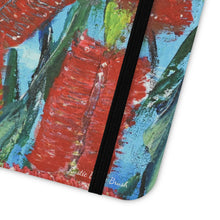 Load image into Gallery viewer, Rustic Bottle Brush - PHONE CASE WALLET - by Kerry Sandhu Art
