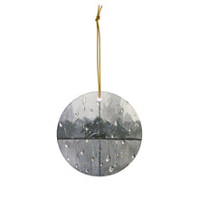 Load image into Gallery viewer, Endless Rain - CERAMIC ORNAMENT - Designed from Original Artwork
