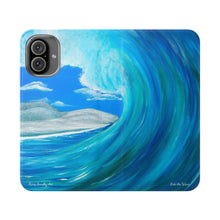 Load image into Gallery viewer, Ride the Wave - PHONE CASE WALLET - by Kerry Sandhu Art
