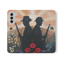 Load image into Gallery viewer, Spirit of the A N Z A Cs - PHONE CASE WALLET - by Kerry Sandhu Art
