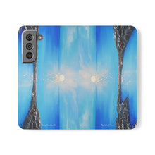 Load image into Gallery viewer, F/leather, elastic fastening, durable inner shell, stand feature, clear open ports, stitched pockets. 17 models, many designs
