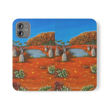 Load image into Gallery viewer, Beds Are Burning - PHONE CASE WALLET - by Kerry Sandhu Art
