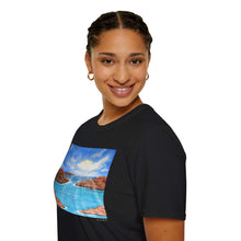 Load image into Gallery viewer, T-Shirt made from very soft materials, no side seams. Feels like bliss to wear! Many designs by Kerry Sandhu Art
