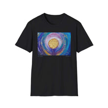 Load image into Gallery viewer, T-Shirt made from very soft materials, no side seams. Feels like bliss to wear! Many designs by Kerry Sandhu Art
