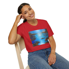 Load image into Gallery viewer, T-Shirt made from very soft materials, no side seams. Feels like bliss to wear! Many designs by Kerry Sandhu Art
