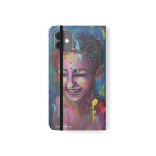Load image into Gallery viewer, Raining Glitter - PHONE CASE WALLET for Samsung &amp; iPhones - by Kerry Sandhu Art
