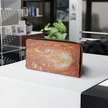 Load image into Gallery viewer, Pockets for cash, c/cards, coins, &amp; more. Stylish faux leather, lots of original artworks by Kerry Sandhu Art to choose from
