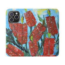Load image into Gallery viewer, Rustic Bottle Brush - PHONE CASE WALLET - by Kerry Sandhu Art
