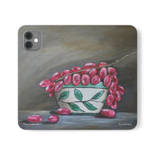 Load image into Gallery viewer, Bowl of Grapes - PHONE CASE WALLET for Samsung &amp; iPhones - by Kerry Sandhu Art
