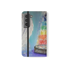 Load image into Gallery viewer, Angels Brought Me Here - PHONE CASE WALLET - by Kerry Sandhu Art
