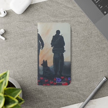Load image into Gallery viewer, The Dust of Uruzgan (with Poppies) - PHONE CASE WALLET - by Kerry Sandhu Art

