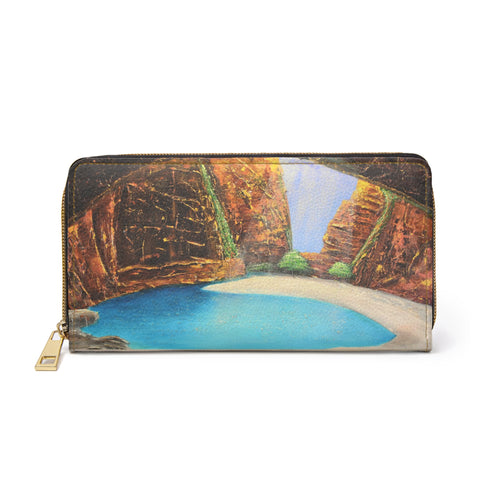 Pockets for cash, c/cards, coins, & more. Stylish faux leather, lots of original artworks by Kerry Sandhu Art to choose from