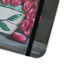 Load image into Gallery viewer, Bowl of Grapes - PHONE CASE WALLET for Samsung &amp; iPhones - by Kerry Sandhu Art
