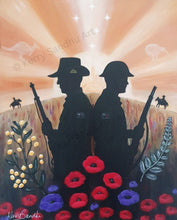 Load image into Gallery viewer, 'Spirit of the A N Z A Cs' - ORIGINAL ARTWORK - by Kerry Sandhu Art
