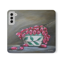 Load image into Gallery viewer, Bowl of Grapes - PHONE CASE WALLET for Samsung &amp; iPhones - by Kerry Sandhu Art
