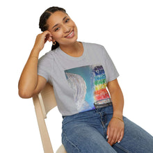 Load image into Gallery viewer, T-Shirt made from very soft materials, no side seams. Feels like bliss to wear! Many designs by Kerry Sandhu Art
