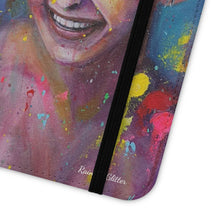 Load image into Gallery viewer, Raining Glitter - PHONE CASE WALLET for Samsung &amp; iPhones - by Kerry Sandhu Art
