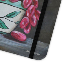 Load image into Gallery viewer, Bowl of Grapes - PHONE CASE WALLET for Samsung &amp; iPhones - by Kerry Sandhu Art
