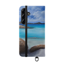 Load image into Gallery viewer, Ocean - PHONE CASE WALLET for Samsung &amp; iPhones - by Kerry Sandhu Art
