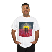 Load image into Gallery viewer, Unisex heavy cotton tee. No side seams, 100% cotton, Classic fit, Runs true to size - you can&#39;t go wrong! By Kerry Sandhu Art
