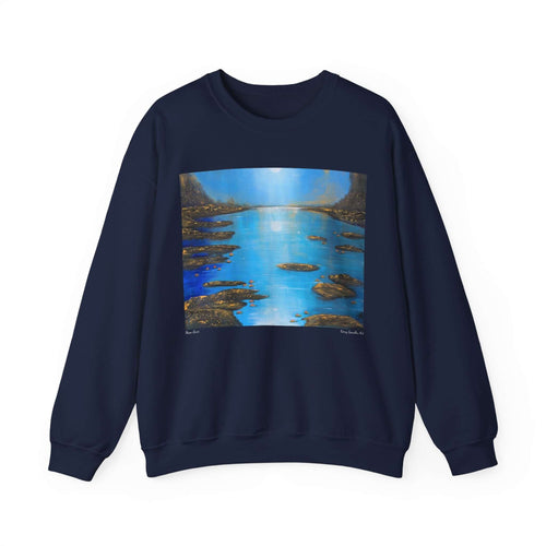 Sweatshirt 50/50 Cotton/Polyester, Medium-heavy fabric, Loose fit, true to size, Original art designs by Kerry Sandhu Art