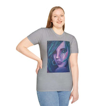 Load image into Gallery viewer, T-Shirt made from very soft materials, no side seams. Feels like bliss to wear! Many designs by Kerry Sandhu Art
