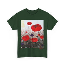 Load image into Gallery viewer, For The Fallen - Unisex HEAVY COTTON TEE - by Kerry Sandhu Art
