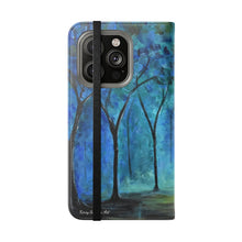 Load image into Gallery viewer, Forest of Light - PHONE CASE WALLET - by Kerry Sandhu Art
