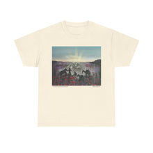 Load image into Gallery viewer, The Band Played Waltzing Matilda - Unisex HEAVY COTTON TEE - by Kerry Sandhu Art
