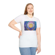 Load image into Gallery viewer, T-Shirt made from very soft materials, no side seams. Feels like bliss to wear! Many designs by Kerry Sandhu Art

