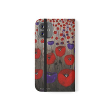 Load image into Gallery viewer, Benedictus (Poppies Only) - PHONE CASE WALLET - by Kerry Sandhu Art

