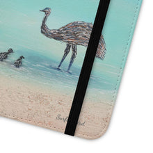 Load image into Gallery viewer, Surfin&#39; Bird - PHONE CASE WALLET for Samsung &amp; iPhones - by Kerry Sandhu Art
