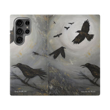 Load image into Gallery viewer, Come Join the Murder - PHONE CASE WALLET - by Kerry Sandhu Art
