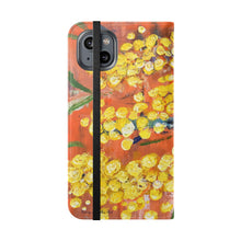 Load image into Gallery viewer, Rustic Wattle - PHONE CASE WALLET for Samsung &amp; iPhones - by Kerry Sandhu Art
