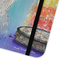Load image into Gallery viewer, Angels Brought Me Here - PHONE CASE WALLET - by Kerry Sandhu Art
