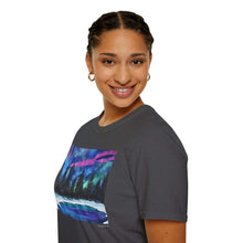 Load image into Gallery viewer, T-Shirt made from very soft materials, no side seams. Feels like bliss to wear! Many designs by Kerry Sandhu Art
