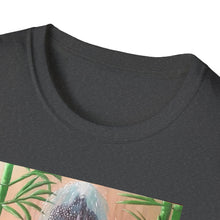 Load image into Gallery viewer, T-Shirt made from very soft materials, no side seams. Feels like bliss to wear! Many designs by Kerry Sandhu Art
