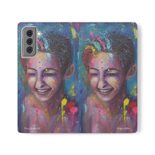 Load image into Gallery viewer, Raining Glitter - PHONE CASE WALLET for Samsung &amp; iPhones - by Kerry Sandhu Art

