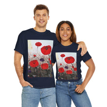 Load image into Gallery viewer, For The Fallen - Unisex HEAVY COTTON TEE - by Kerry Sandhu Art
