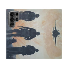 Load image into Gallery viewer, The Dust of Uruzgan (with Jet) - PHONE CASE WALLET - by Kerry Sandhu Art
