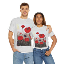 Load image into Gallery viewer, For The Fallen - Unisex HEAVY COTTON TEE - by Kerry Sandhu Art
