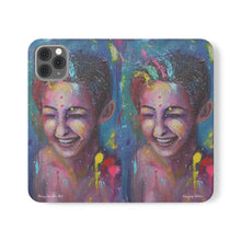 Load image into Gallery viewer, Raining Glitter - PHONE CASE WALLET for Samsung &amp; iPhones - by Kerry Sandhu Art

